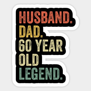 Funny 60Th Birthday Gifts Vintage Dad 1960 Sticker